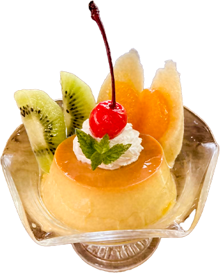 プリンアラモード画像